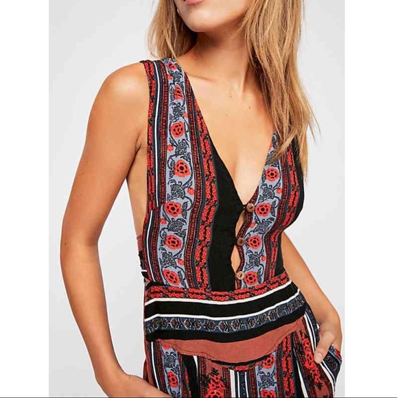 [Free People] All Shook Up Jumpsuit - Picture 3 of 7